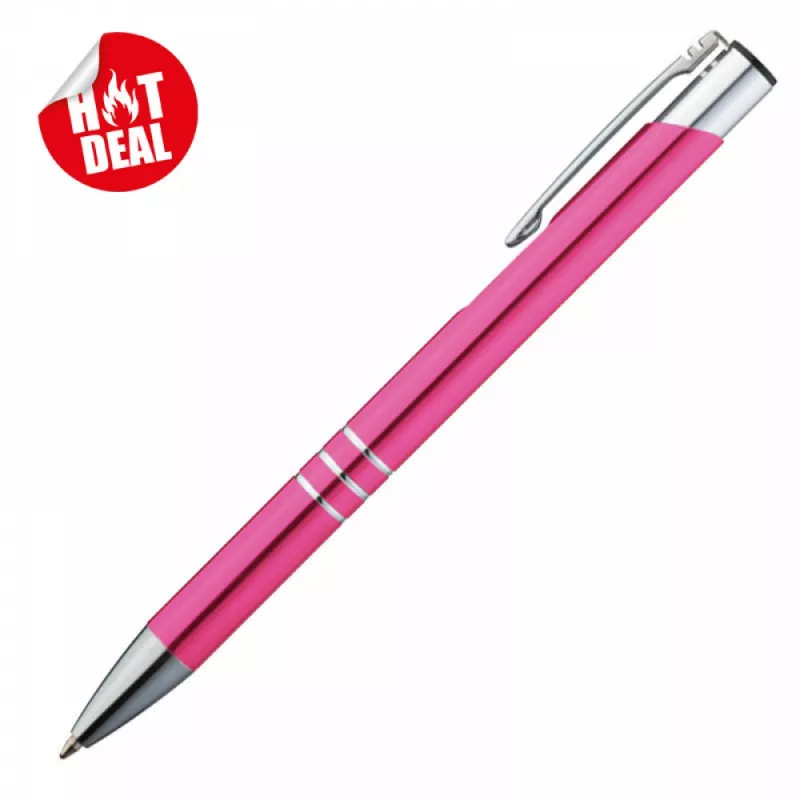 Długopis metalowy anodyzowany - różowy (1333911)