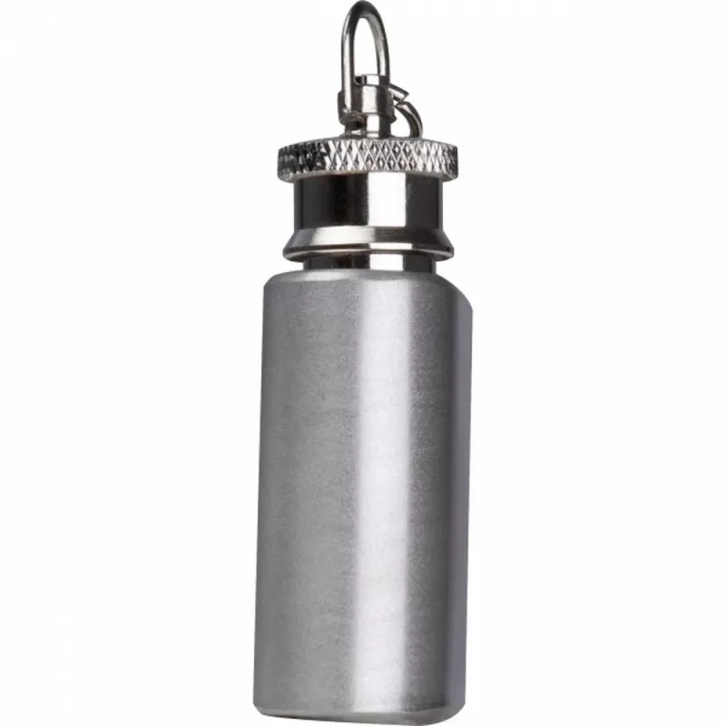 Mini piersiówka brelok 30 ml SARAH - szary (9462007)