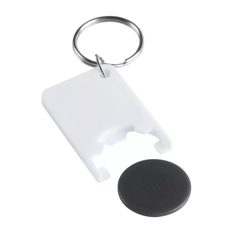 Zabax brelok do kluczy z miejscem na monete - czarny (AP741590-10)