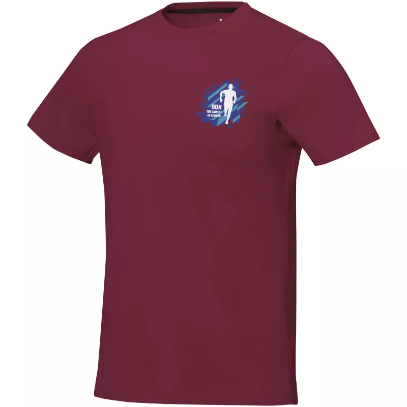 Męski T-shirt 160 g/m²  Elevate Life Nanaimo - Bordo (38011-BURGUND)