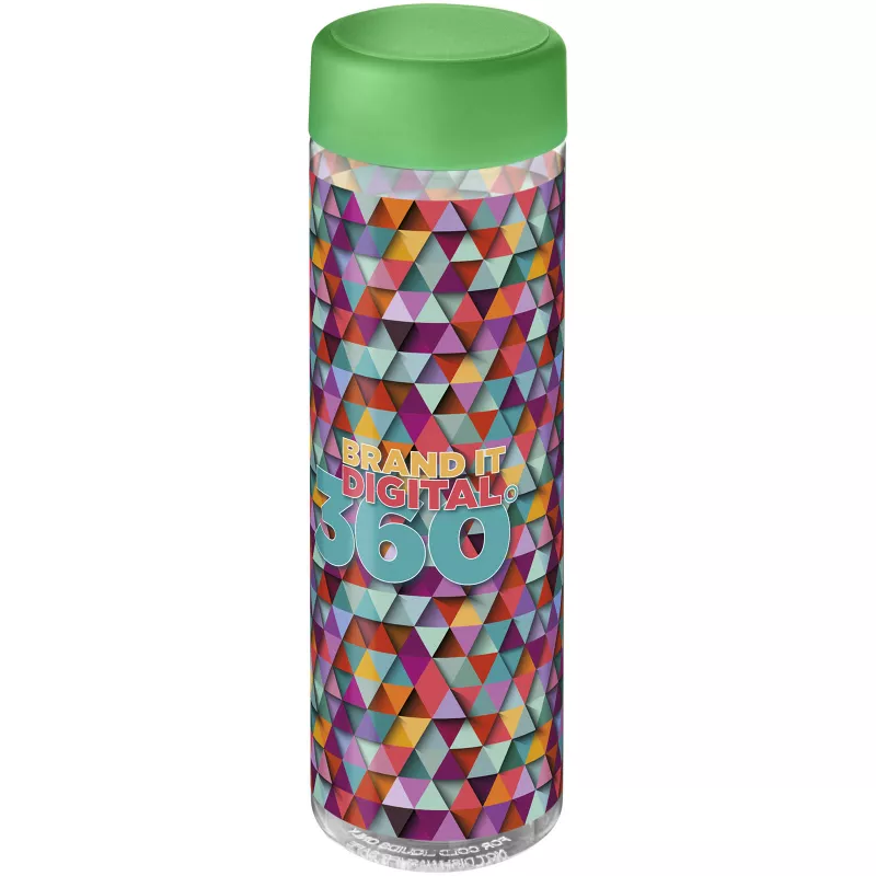 H2O Vibe 850 ml screw cap water bottle - Przezroczysty-Zielony (21043006)