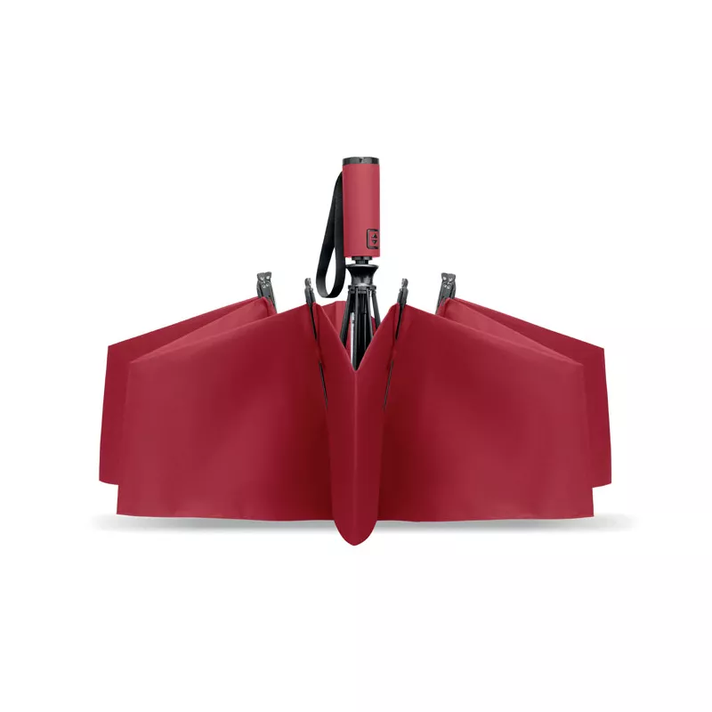Parasol odwrotny składany 23" z RPET AGUMBE - Burgund (MO2925-02)