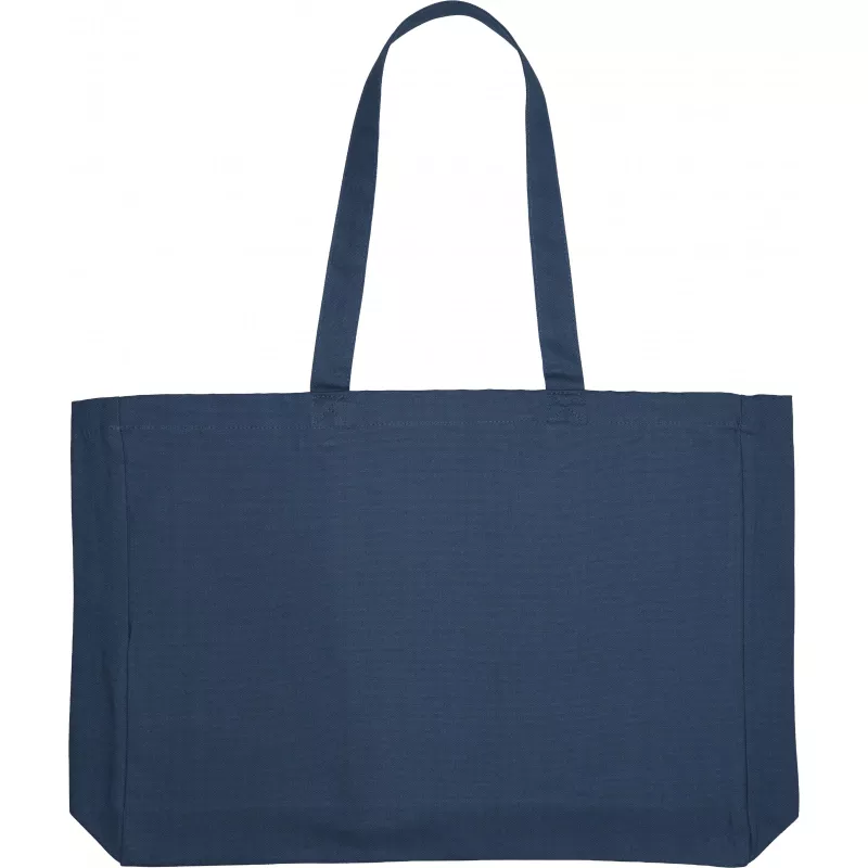 Torba z bawełny organicznej z długimi uszami 270 g/m2 MARCELLO - granatowy (6322944)