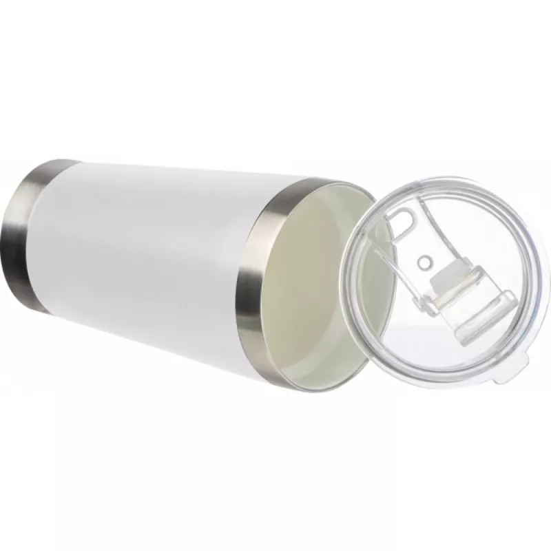 Kubek termiczny 500 ml KORNEL - biały (8431806)