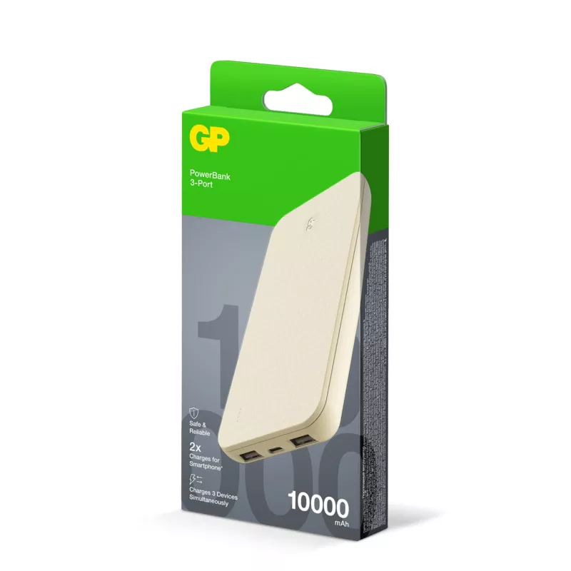 GP B+ Series Powerbank 10000 mAh - beżowy (LT45102-N0055)
