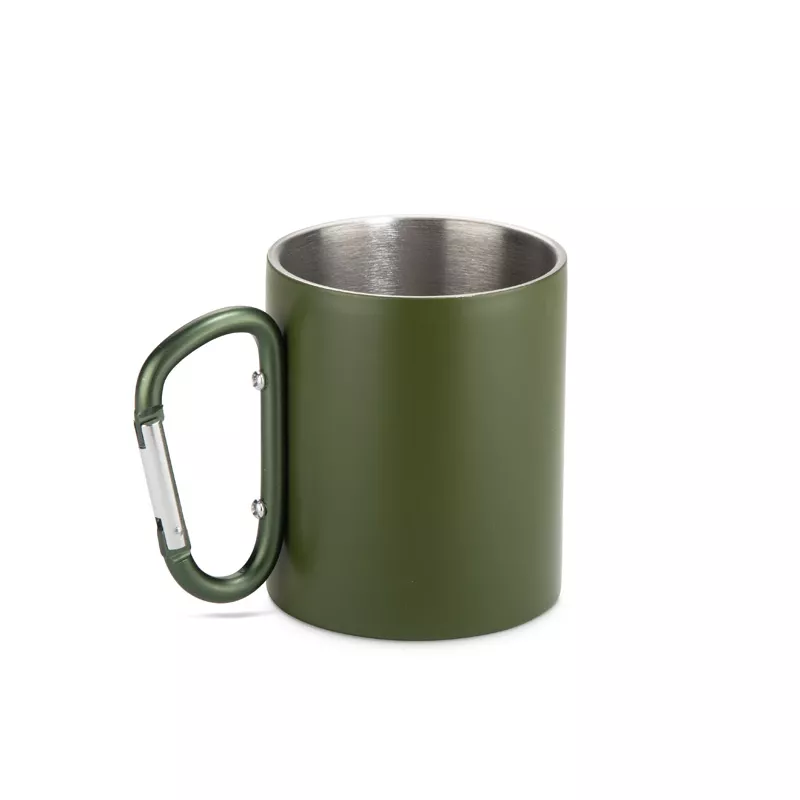 Kubek z recyklingowanej stali nierdzewnej VIVO 250 ml - zielony (16405-05)