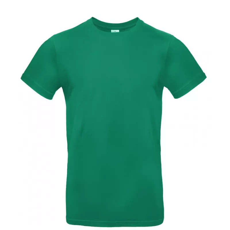 Koszulka reklamowa 185 g/m² B&C #E190 - Kelly Green (520) (TU03T/E190-KELLY GREEN)