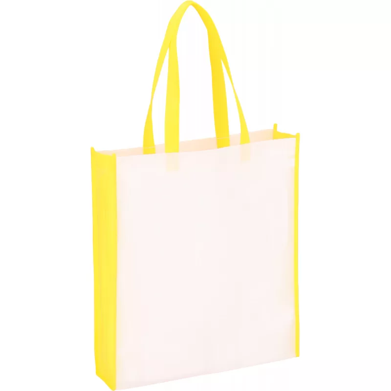 Torba non-woven 75g/m2 WALES - żółty (563708)