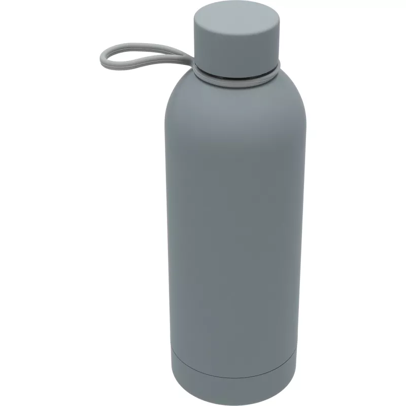 Butelka stalowa soft touch OSTRAVA 750 ml - szary (496807)