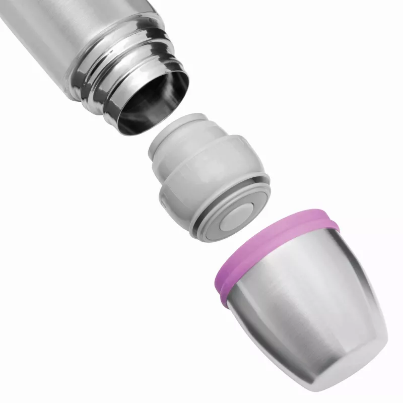 Termos ze stali nierdzewnej - fioletowy, srebrny (56-0304299)