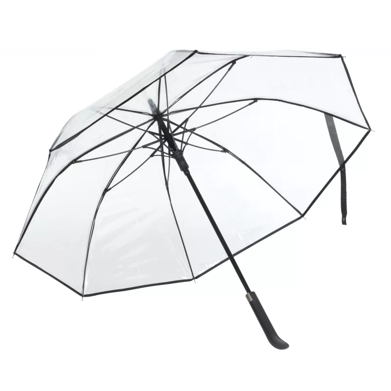Przezroczysty parasol reklamowy VIP - czarny (56-0103401)