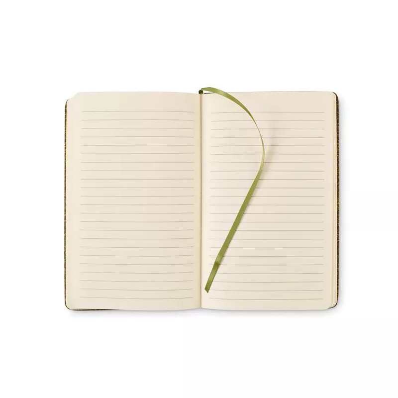Notes A5 w korkowej okładce 80 kartek w linię CHIPPEWA - Zielony (MO2603-09)