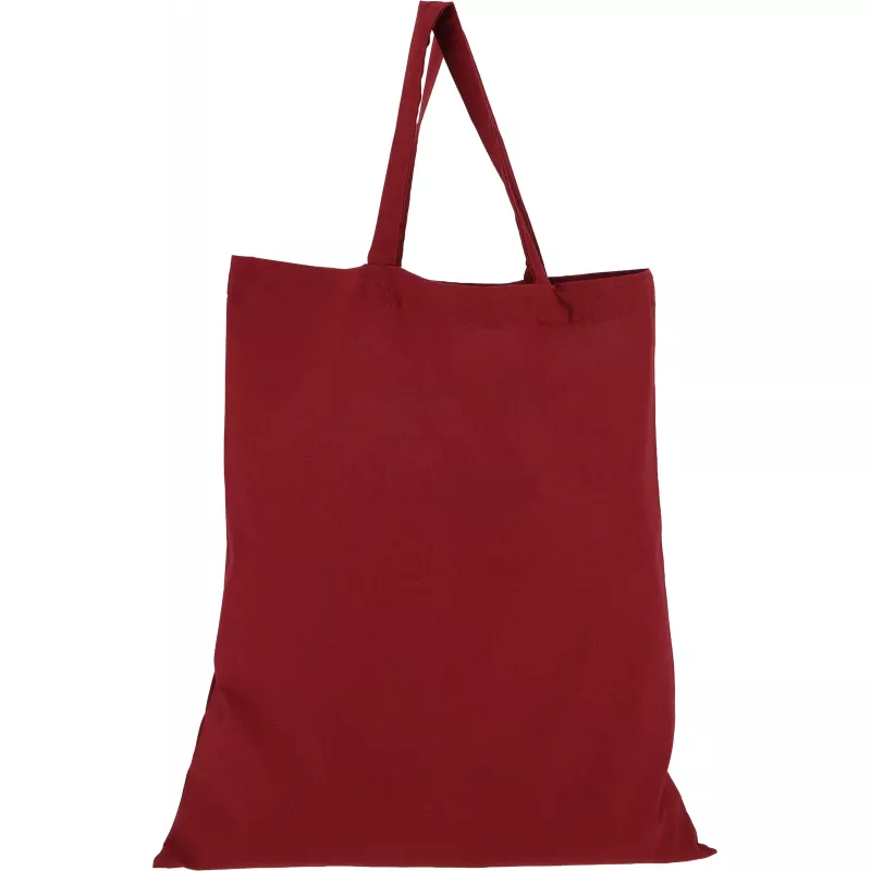 Torba bawełniana z krótkim uchem 140 g/m2 MARSHALL - bordowy (6068002)