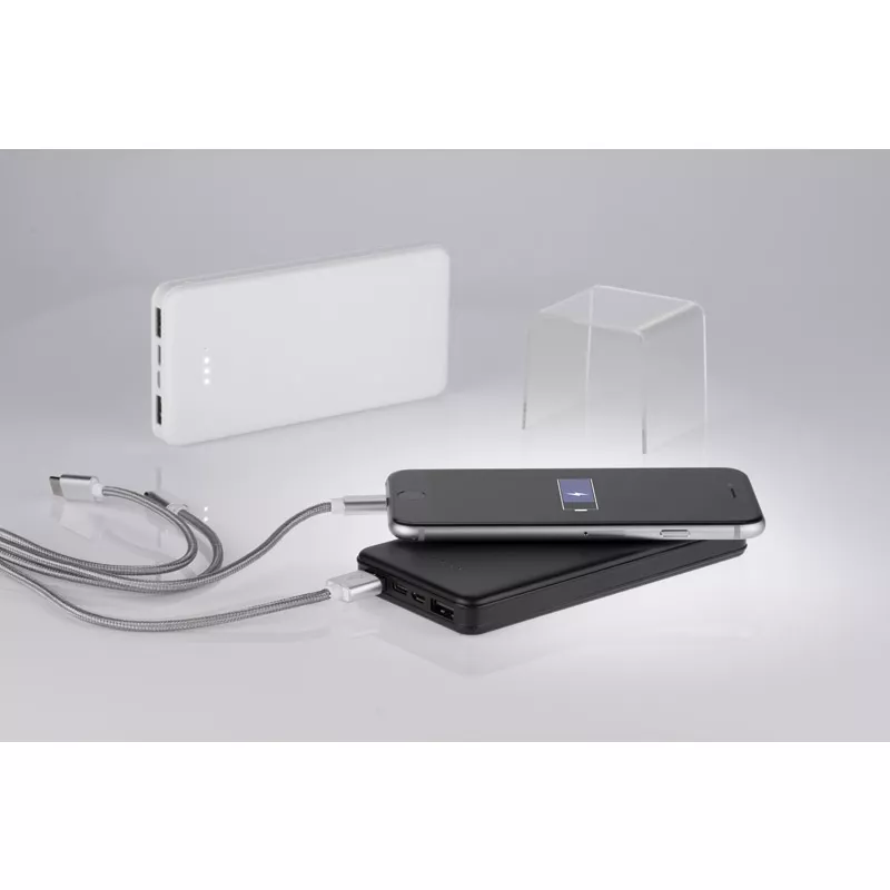 Power bank SIMPLE 10000 mAh - biały (09150-01)