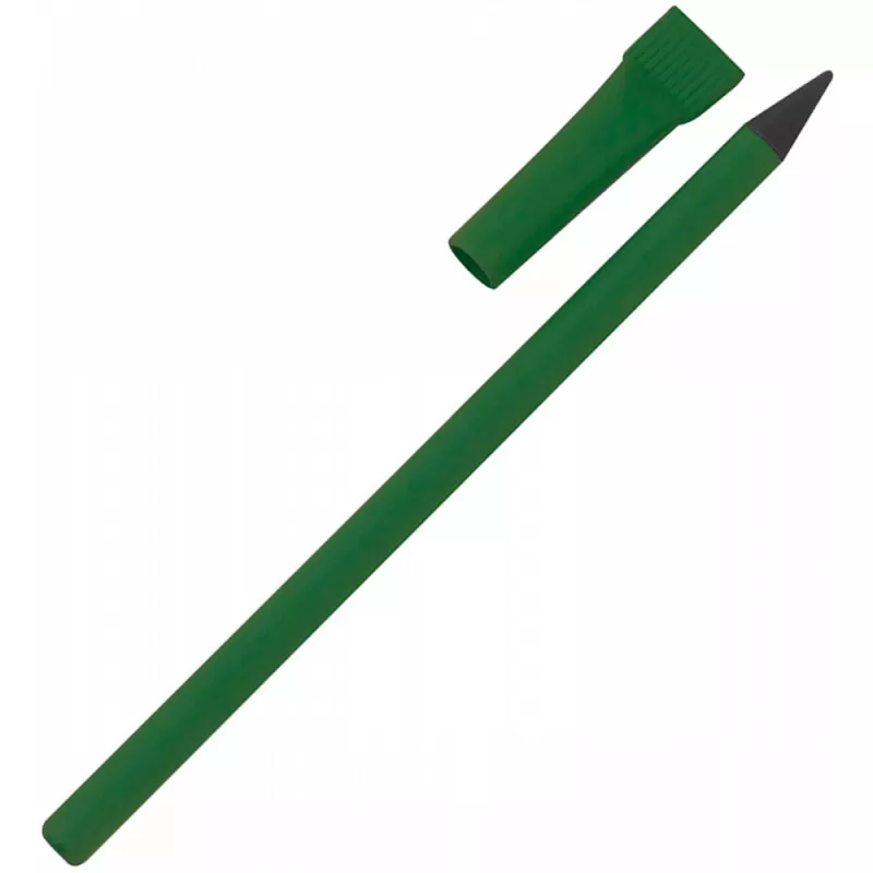 Wieczny ołówek z papieru z zatyczką - zielony (1364809)