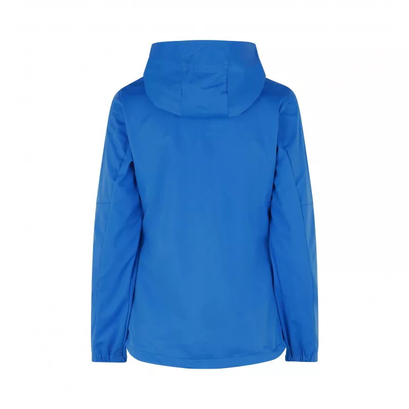 Kurtka damska ID softshell z kapturem 0837 185 g/m² - blue (0837-BLUE)