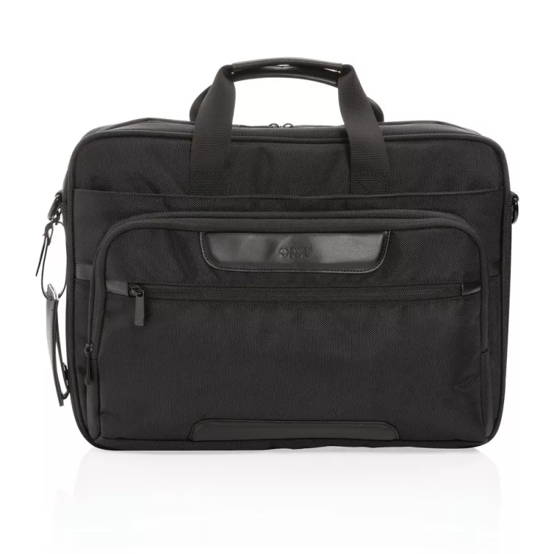 Torba na laptopa 15,6" Swiss Peak Voyager AWARE™ RPET - czarny (P732.101)
