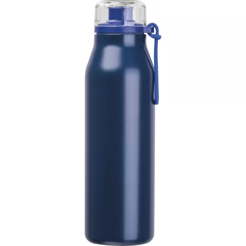 Butelka termiczna stalowa z recyklingu GRAND HAVEN MoLu 640 ml - granatowy (534944)