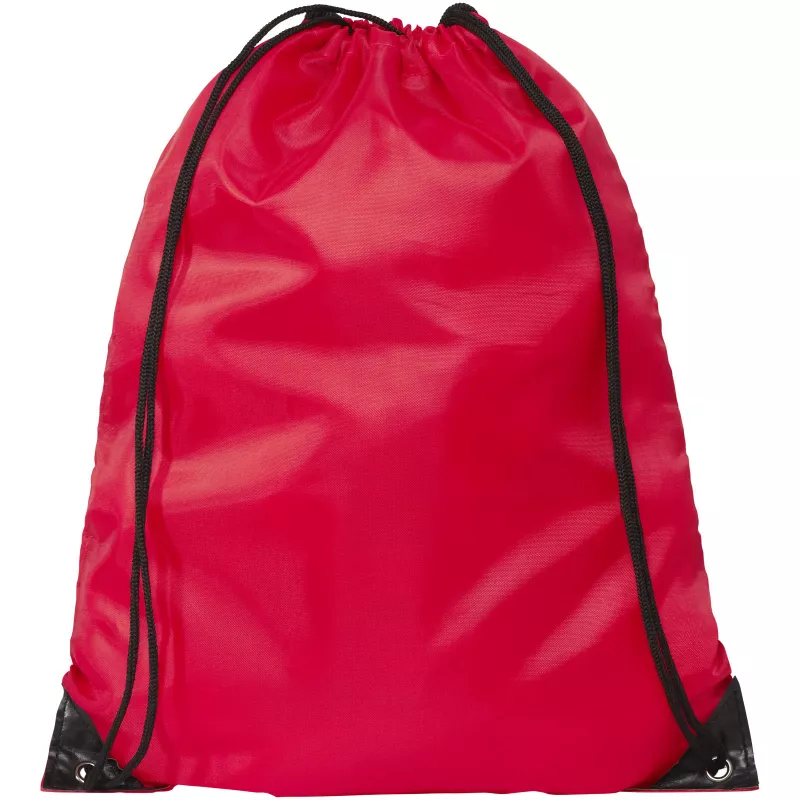Plecak na sznurkach poliestrowy Oriole Premium, 33 x 44 cm - Czerwony (19549061)