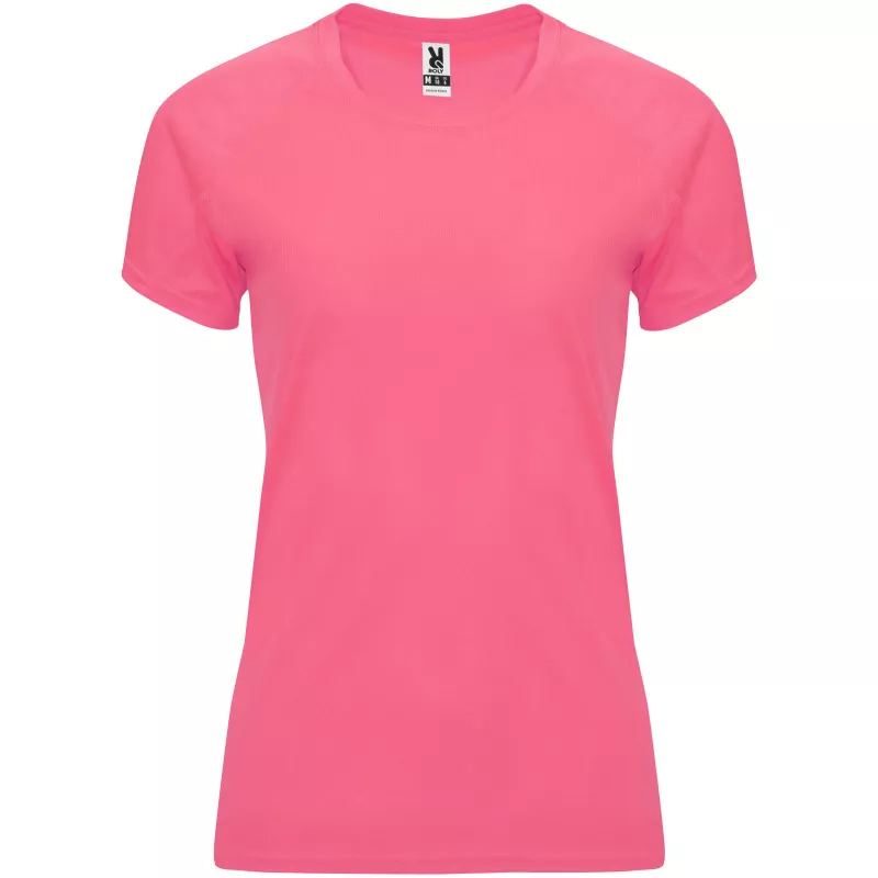 Damska koszulka techniczna 135 g/m² ROLY BAHRAIN WOMAN 0408 - Fluor Lady Pink (R0408-FLLADYPK)