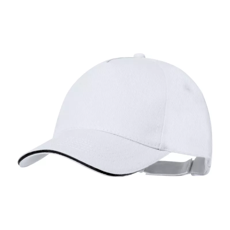 Sandrok czapka z daszkiem RPET - biały (AP733935-01)