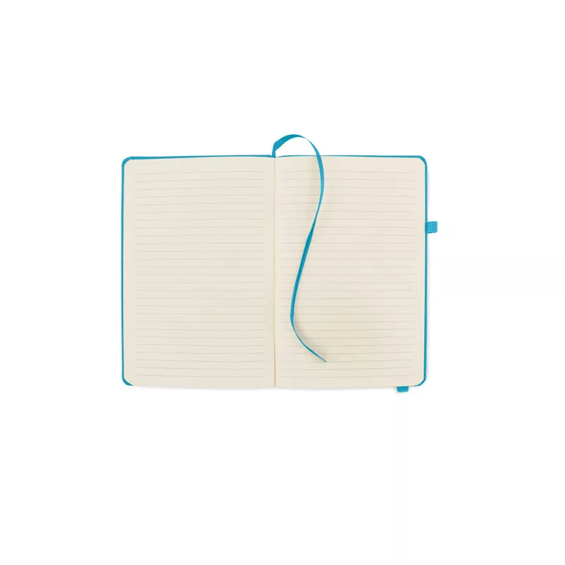 Notes A5 z recyklingu 96 kartek w linię ARPU - Turkusowy (MO6835-12)