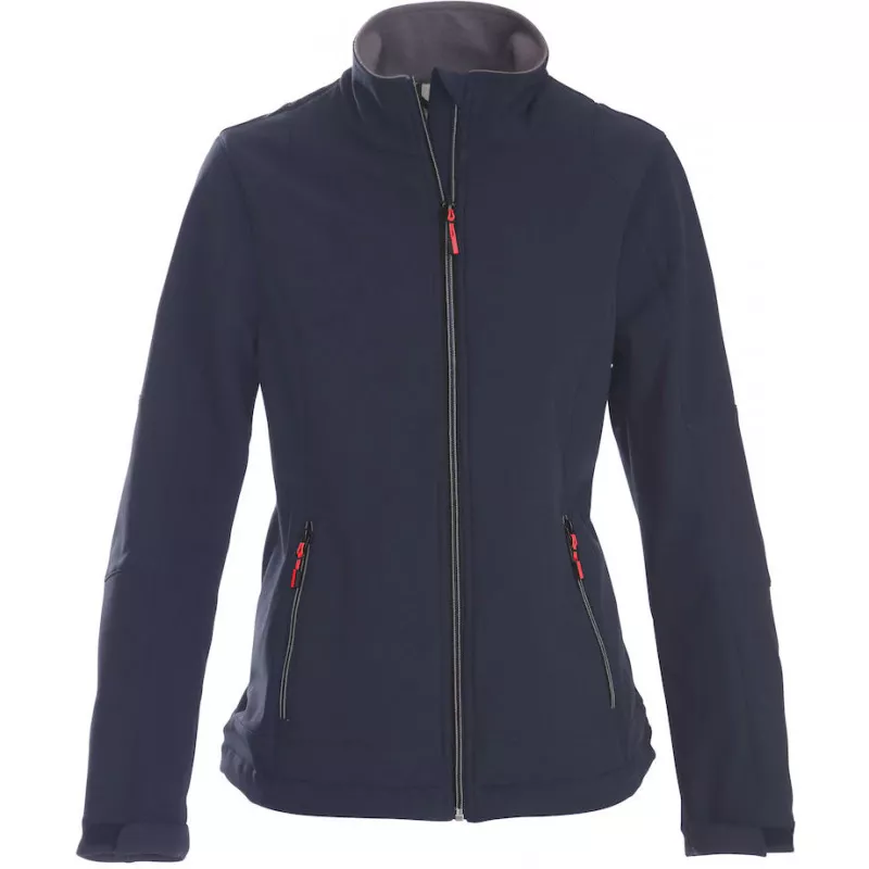 Softshell reklamowy damski 280 g/m² TRIAL - Granatowy (2261045-NAVY)