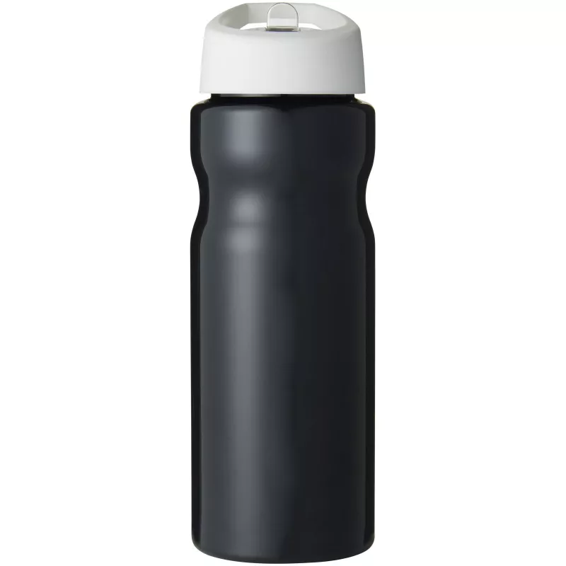 Bidon H2O Base® o pojemności 650 ml z wieczkiem z słomką - Biały-Czarny (21004908)