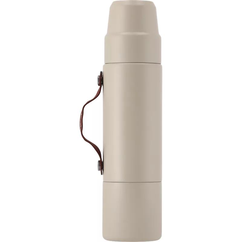 Termos stalowy z recyklingu LE BOURGET MoLu 1000 ml - beżowy (535213)