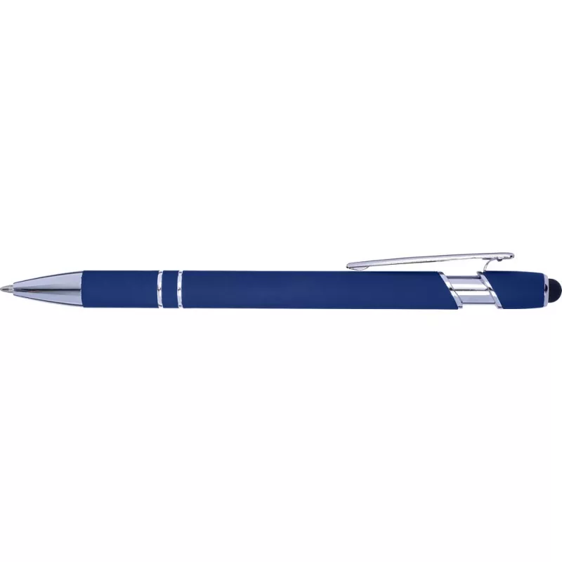 Długopis z touch pen-em - granatowy (V1917-04)