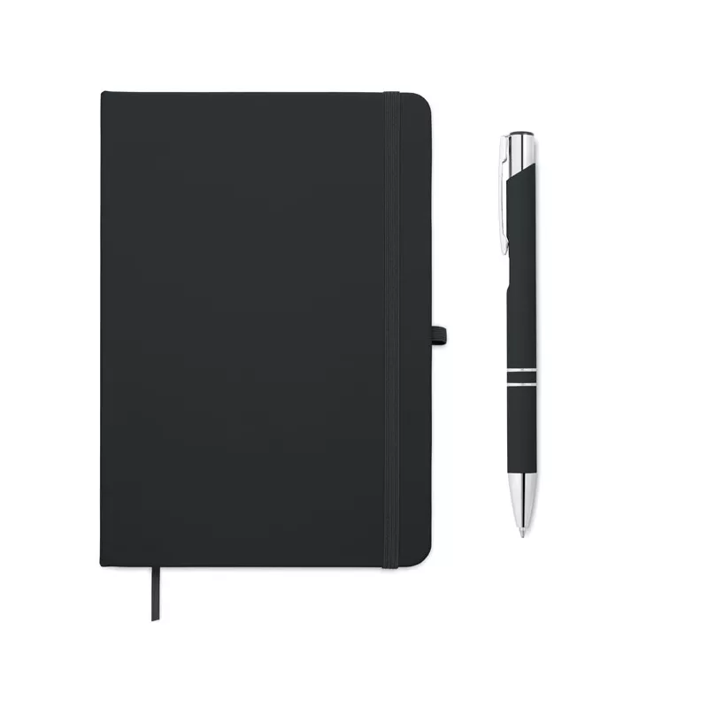 Notes A5 z długopisem 96 kartek w linię ARCOPEN - Czarny (MO3199-03)