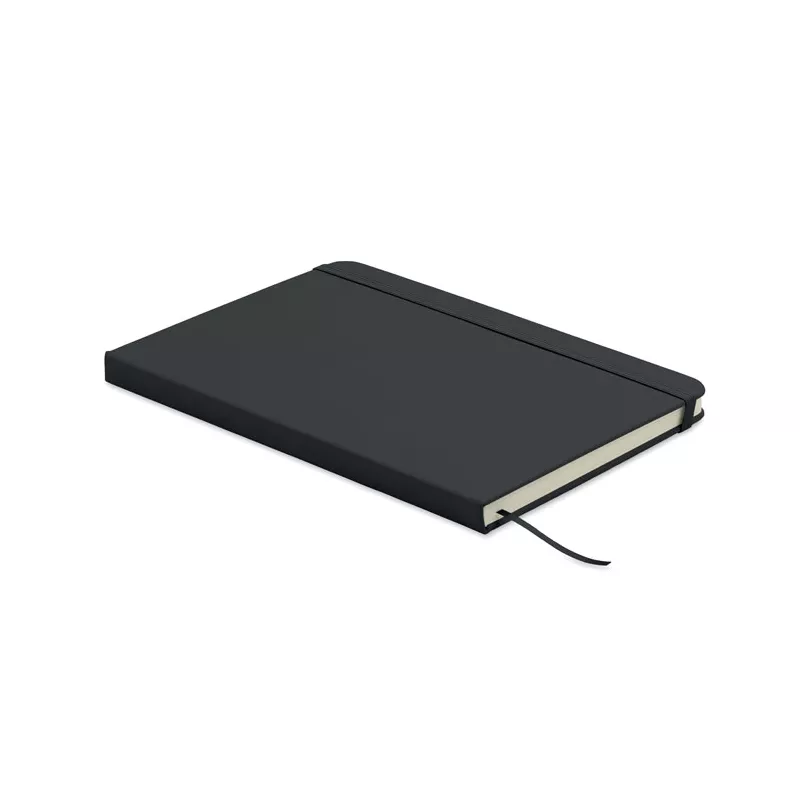 Notes A5 w okładce z PU 96 kartek w linię ARCOLOOP - Czarny (MO3124-03)