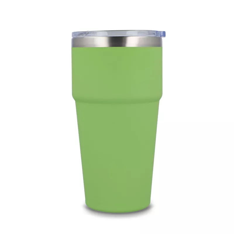 T-ceramiczny kubek do samochodu o miękkim dotyku 500ml - jasnozielony (LT98729-N0032)