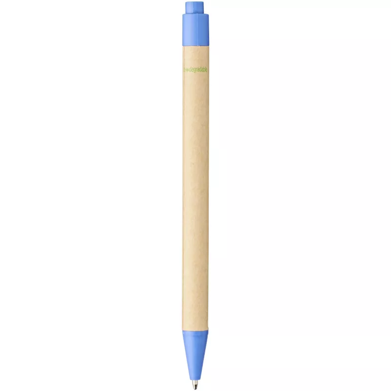 Długopis Berk z kartonu z recyklingu i plastiku kukurydzianego - Niebieski (10738401)