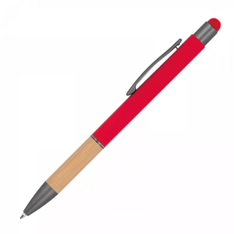Długopis metalowy touch pen soft touch BRYGIDA - czerwony (1358105)