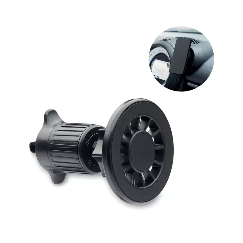 Uchwyt magnetyczny na telefon obrotowy 360° HOLDME - Czarny (MO2436-03)