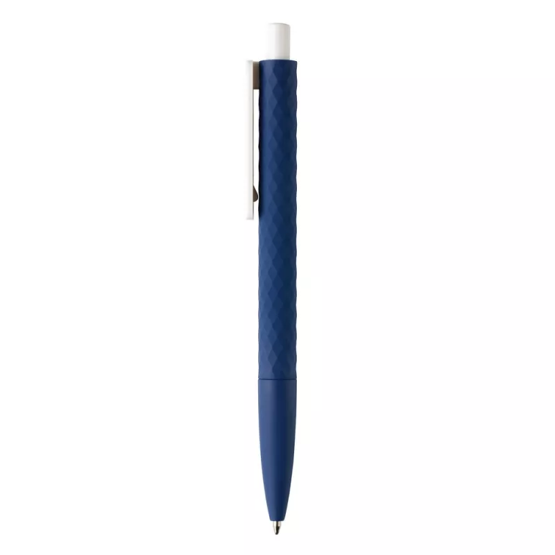 Długopis z diamentowym wzorem, niemiecki wkład Dokumental® - granatowy (V1999-04)