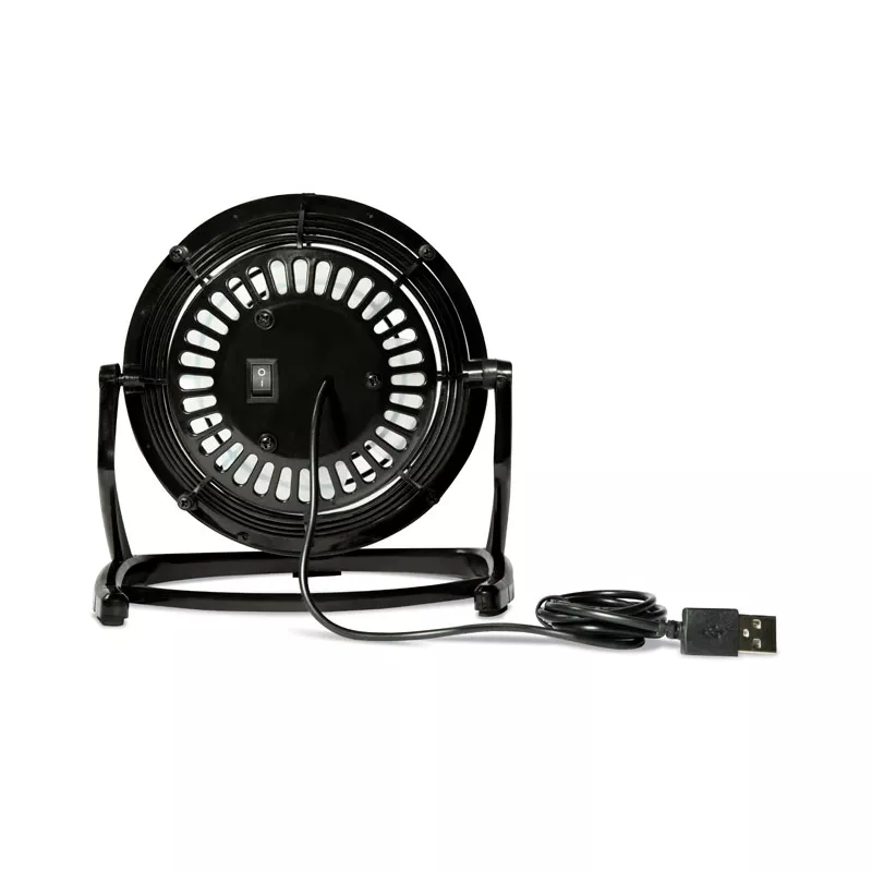 Wentylator biurkowy USB z włącznikiem AIRY - Czarny (MO8763-03)