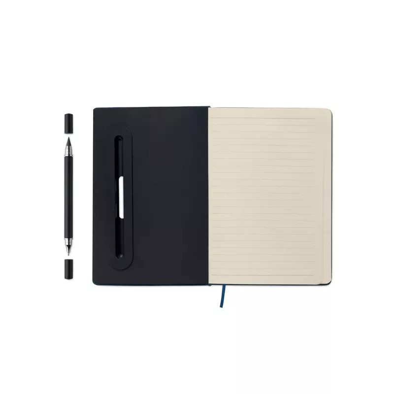 Notes A5 z długopisem 96 kartek w linię RINBOOK - Francuski Granat (MO2687-85)