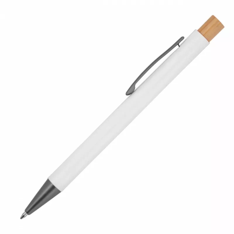 Długopis z aluminium z recyklingu ROSARIO - biały (1517806)