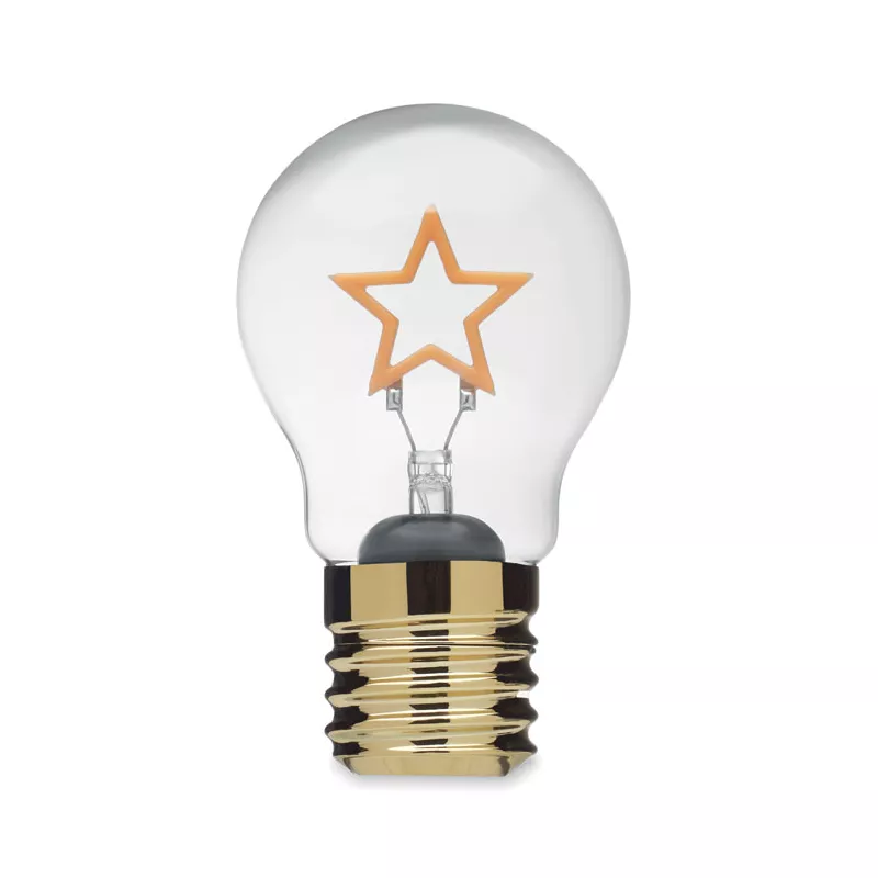 Żarówka dekoracyjna LED z żarnikiem LUMIGLOW - Zólty (CX1582-08)
