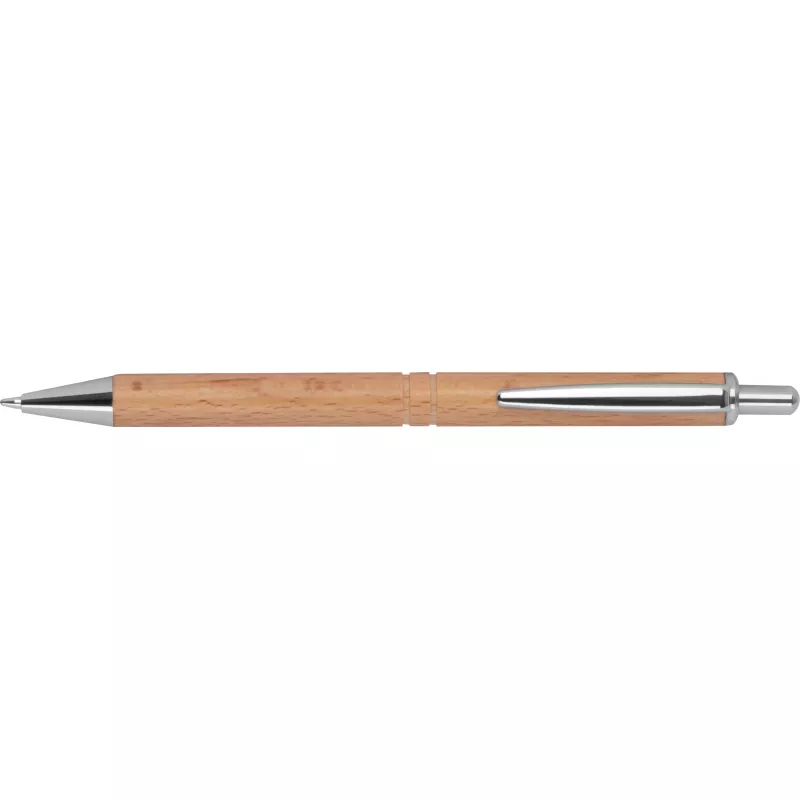 Długopis drewniany - beżowy (1255013)