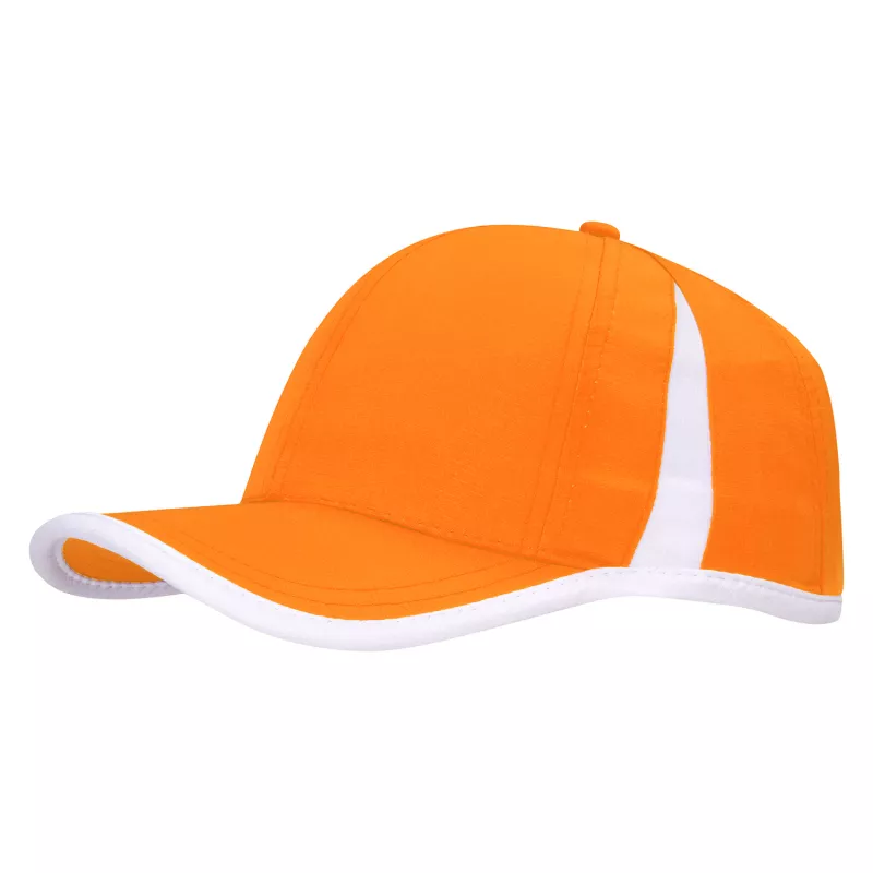 Czapka z daszkiem z poliestru RipStop 150g/m² #4004 - Pomarańczowy (HW-4004-ORANGE / WHITE)