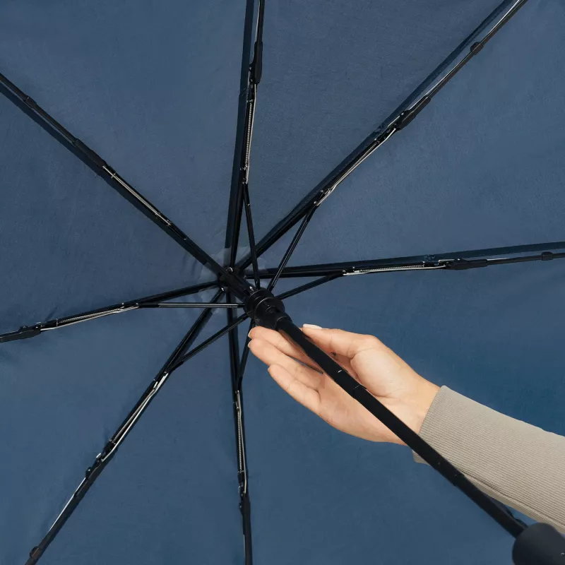 Automatyczny, wiatroodporny parasol kieszonkowy - granatowy (56-0101260)