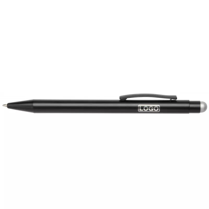 Długopis aluminiowy BLACK BEAUTY - srebrny (56-1101757)