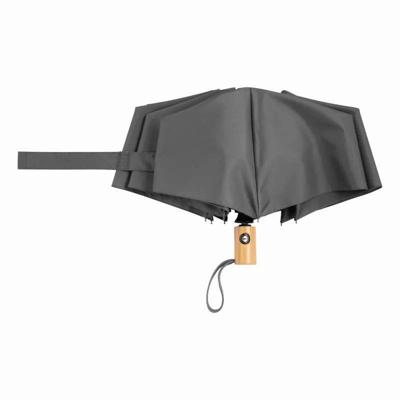 Automatycznie otwierany i składany, wiatroodporny parasol kieszonkowy CALYPSO - szary (56-0101274)