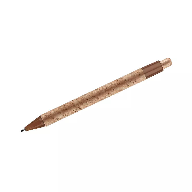 Długopis z naturalnego korka KORTE - brązowy (19632-09)