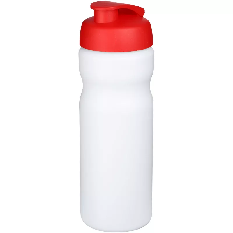 Bidon Baseline® Plus o pojemności 650 ml z otwieranym wieczkiem - Biały-Czerwony (21068503)