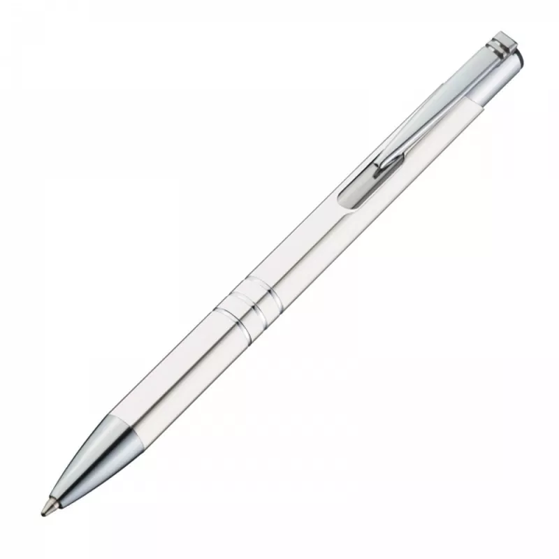 Zestaw piśmienny długopis i ołówek automatyczny KELLY - biały (1333006)