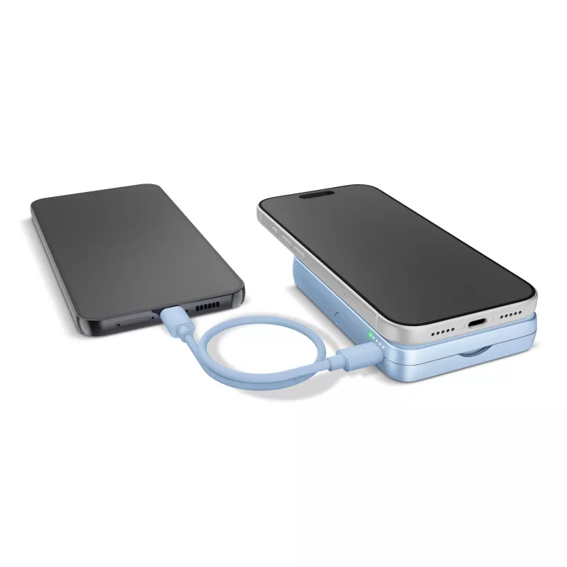 Fresh 'n Rebel Powerbank bezprzewodowy 10000 mAh kompatybilny z MagSafe - jasnoniebieski (LT49745-N0012)